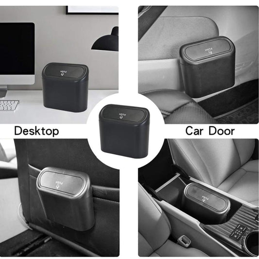 Car Trash Can for Car Interior Creative and Fashionable Car Hanging Type Multifunctional Rear Mini Storage Door Front Row