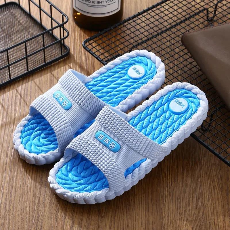 Couple Spring and Summer Slippers for Men and Women Indoor Non-slip Wear-resistant Soft Bottom Slippers