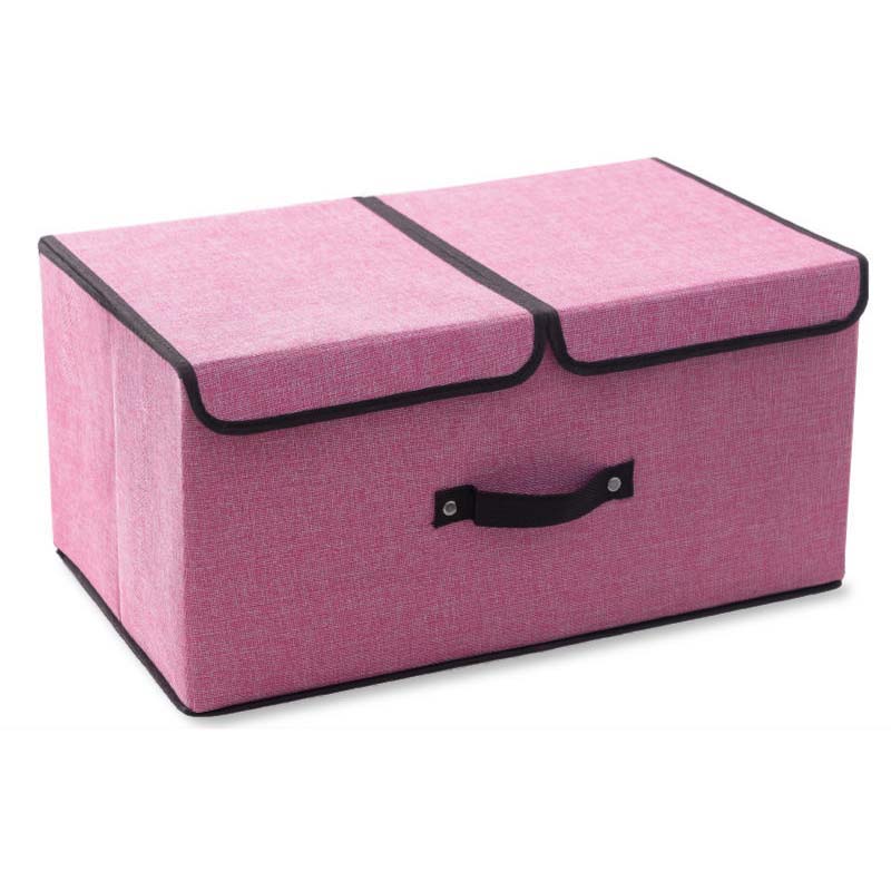 Cloth Storage Box Double Cover Storage Box Foldable Underwear Socks Book Storage Box