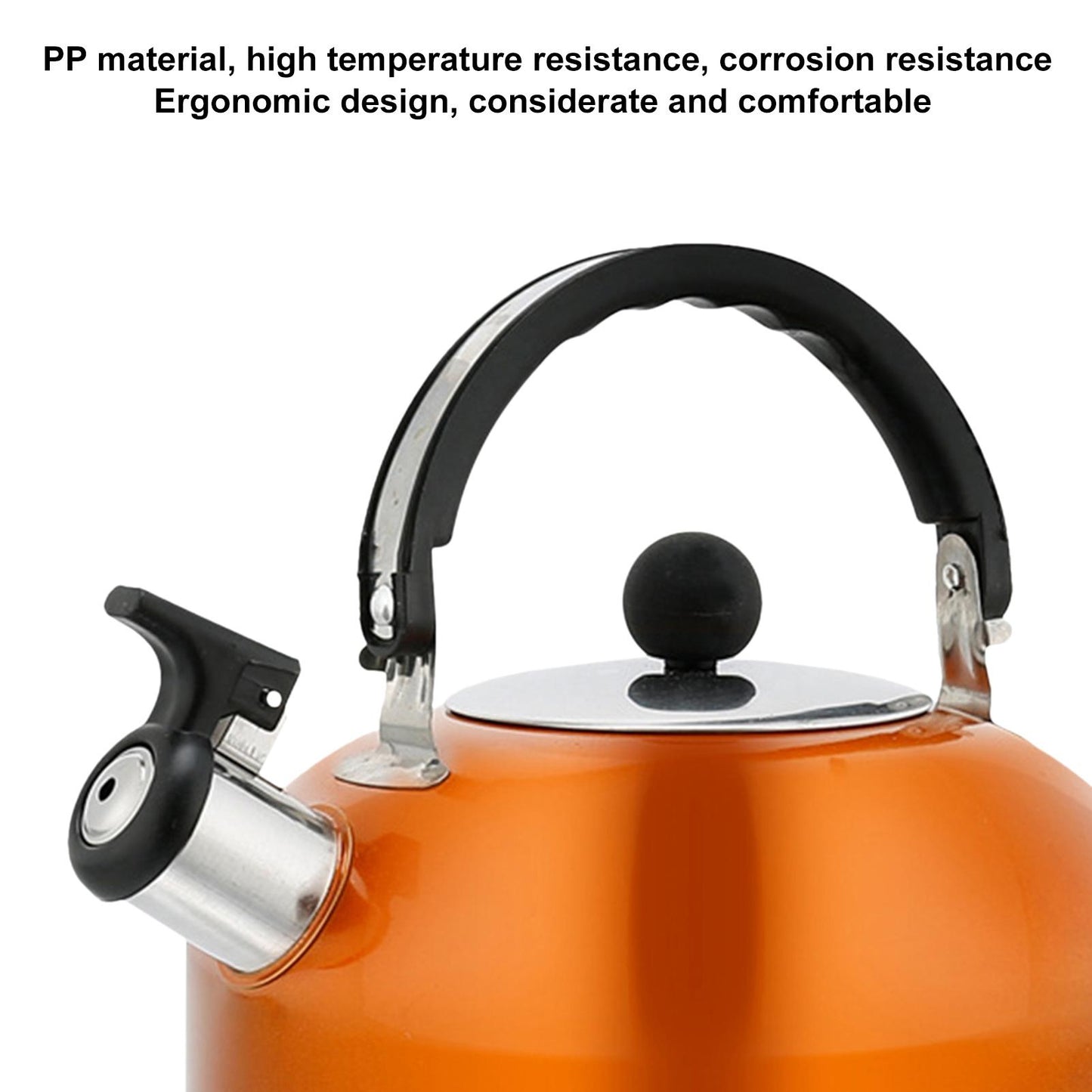 Stainless Steel Whistle Teapot for Stove Heating Water Kettle