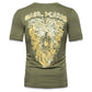 Summer Sports T-shirt Men's Loose Print Short-sleeved Trendy Tops
