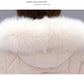 Women's Down Cotton Jacket Winter Long Section Over The Knee Thick Slim Slimming Coat Women