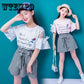 Short Pants 2pcs Kids Baby Girls Lace Shirt Tops Floral Skirt Outfits Clothes
