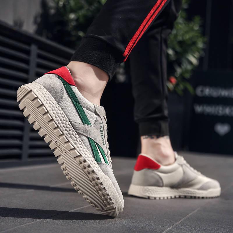 Summer Men's  Shoes Breathable Outdoor Lace Up Casual Sports Shoes Sole Shock Absorption
