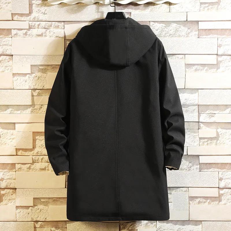 Mid-length Cotton Coat 2021 Autumn New Large Size Camouflage Men's Windbreaker Jacket