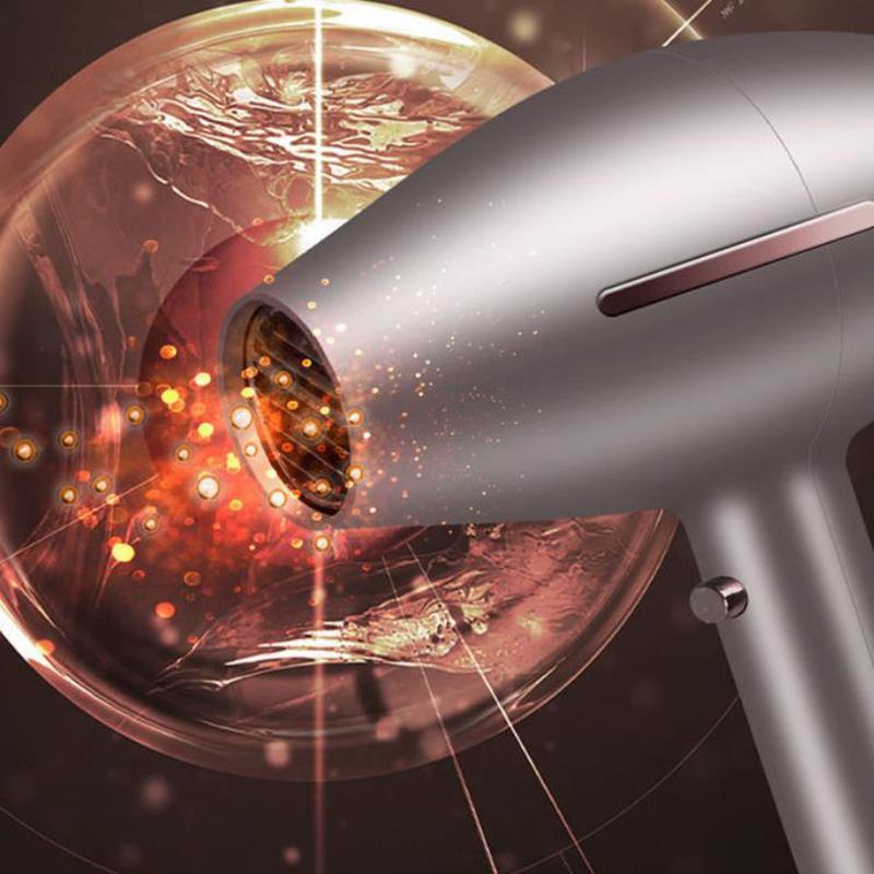 1200W Inverter Hair Dryer Set High Power Blue Care Hot/cold Hair Dryer Barber Equipment for Home Hair Salon
