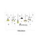 [Wall sticker ]Ceiling Lamp Wall Stickers For Kids Rooms Living Room Bedroom Kitchen Bathroom Art De