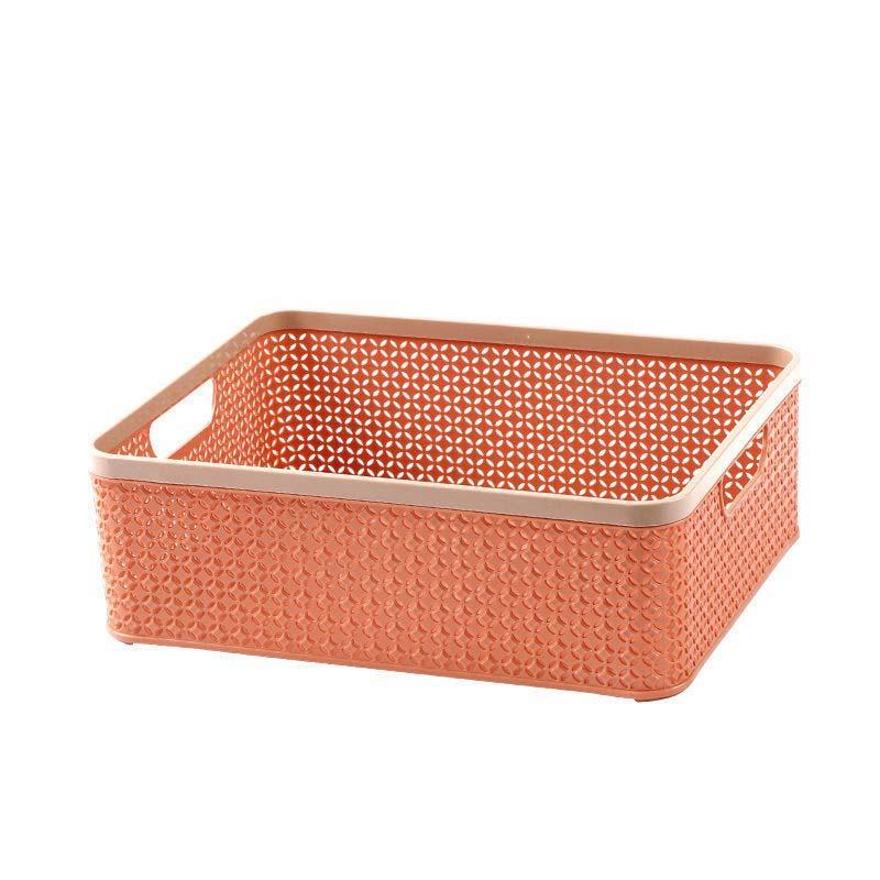 Rectangular Storage Box Multi-purpose Finishing Storage Basket Bathroom Kitchen Goods Storage Box