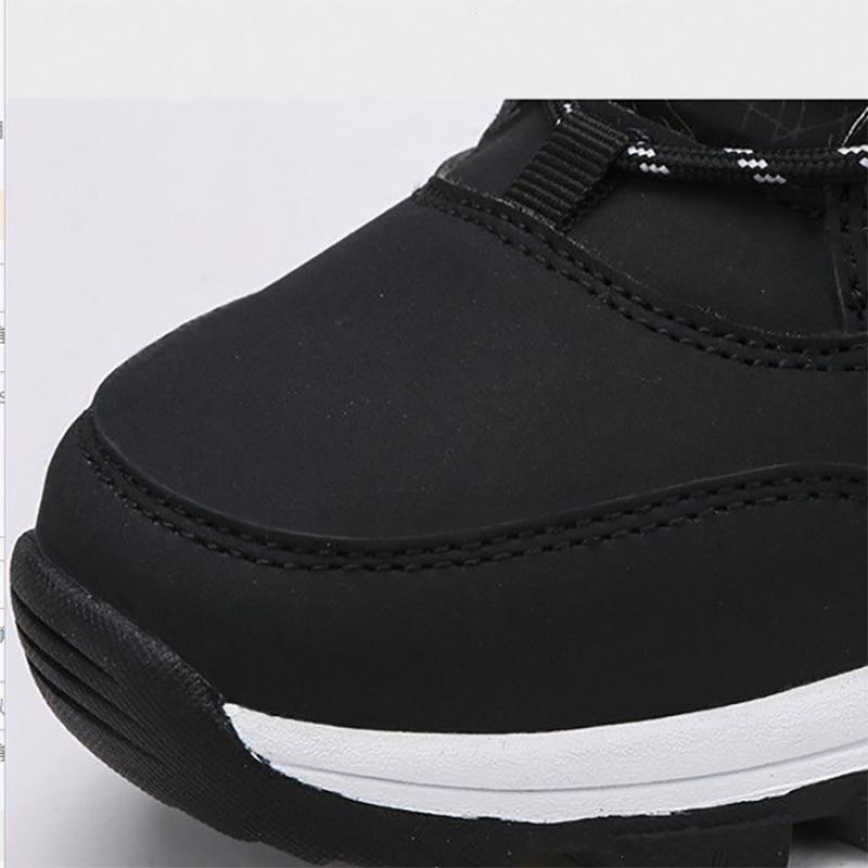 Women's Winter Snow Boots Medium Tube Plus Velvet  Women's Boots Thicken Warm Student Cotton Shoes