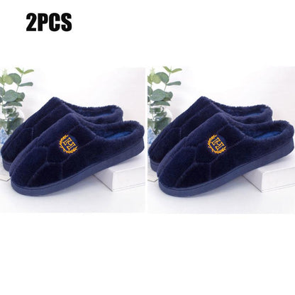 Women's Indoor Cotton Slippers Thick-soled Non-slip Home Household Couple Slippers Men's Warm Thick Plush Slippers