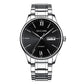 Men's Waterproof Steel Belt Watch Steel Chain Watch Multi-function Business Watch