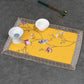 Chinese Style Placemat Insulation Pad Tea Coaster Cotton and Linen Fabric Household Restaurant Table Mat Bowl Mat Tableware Mat