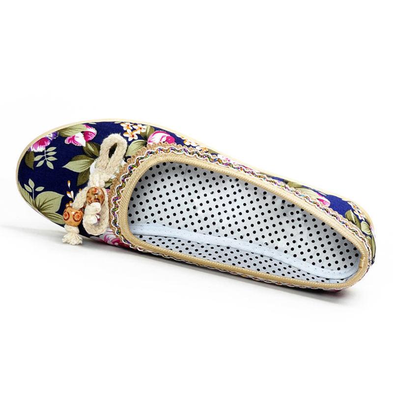 Breathable Lazy Shoes Mother Shoes Fashion Cloth Shoes Old Beijing Flat Shoes Soft Shoes Driving Shoes