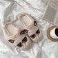 Women Warm Slippers Ladies Cute Winter Shoes Home Cat Plush Flats Casual Fashion Indoor New Footwear Bedroom Woman Shoe 2021