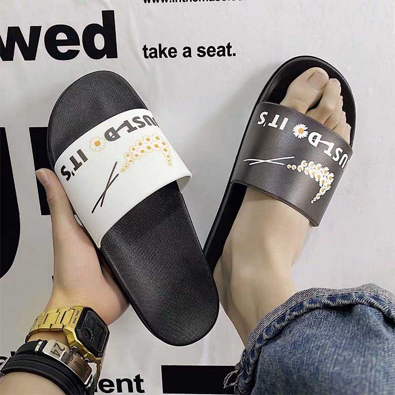 Original slippers outdoor summer personality couple fashion non-slip soft bottom wear deodorant