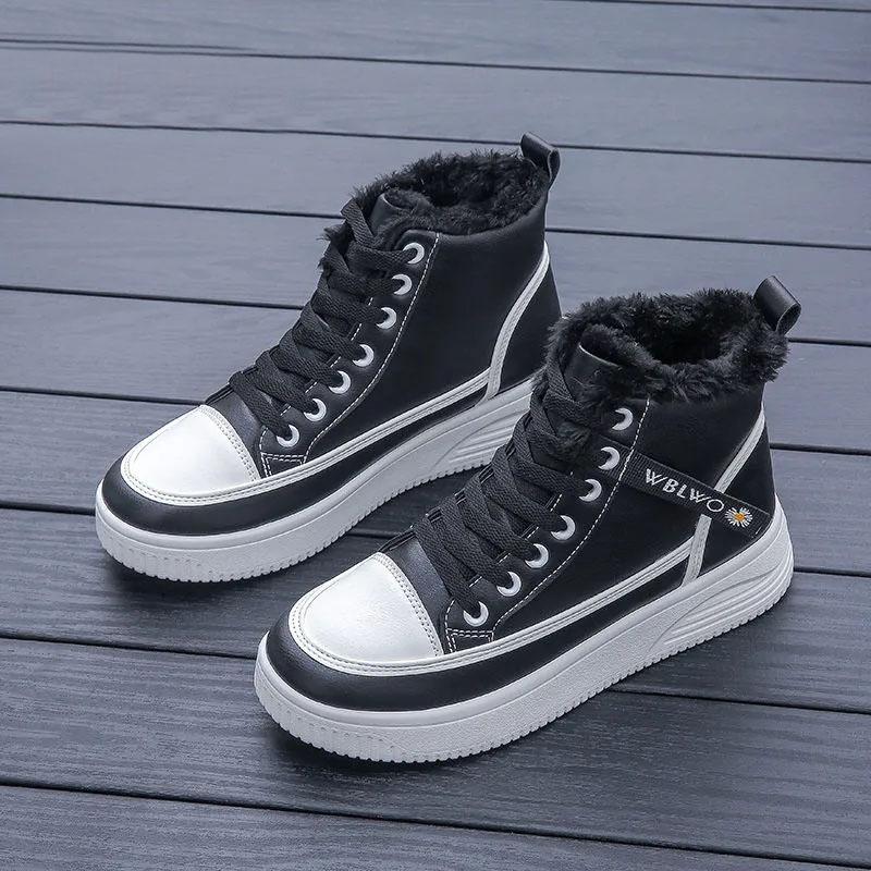 Snow Boots Women's Shoes Wild Shoes Winter Cotton Shoes Plus Velvet Martin Boots Short Boots Sports Shoes Casual Shoes