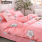 Brand Duvet Cover Sets Retro Blue Quilt Duvet Cover Bed Sheet Home Textile Bedroom