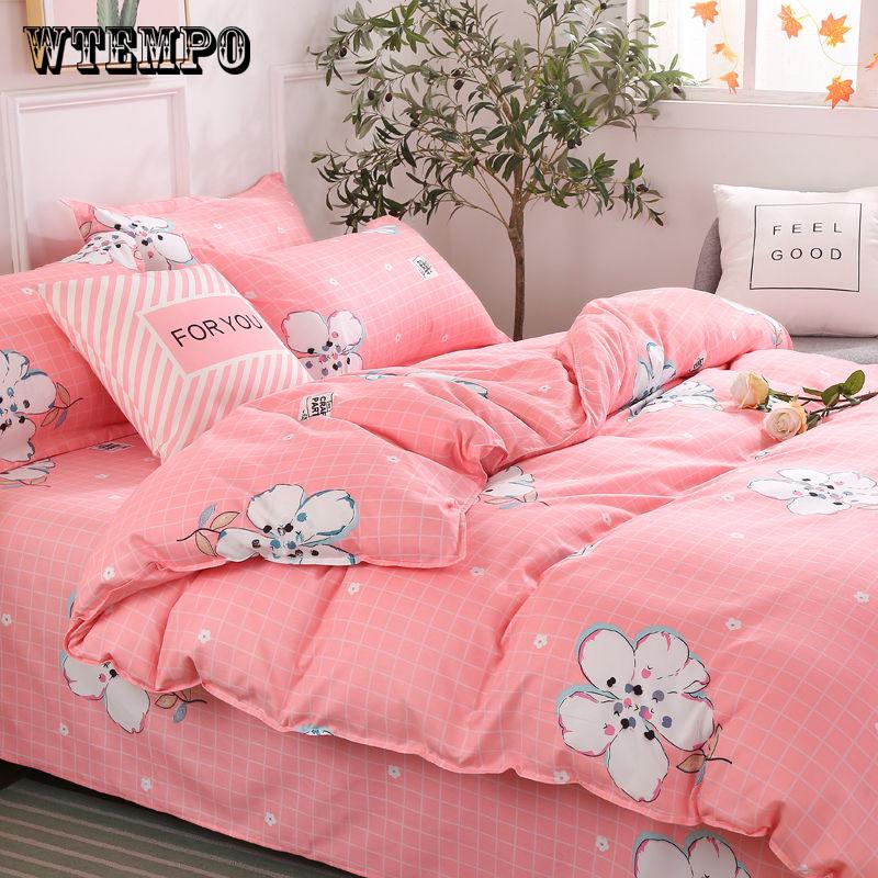 Brand Duvet Cover Sets Retro Blue Quilt Duvet Cover Bed Sheet Home Textile Bedroom