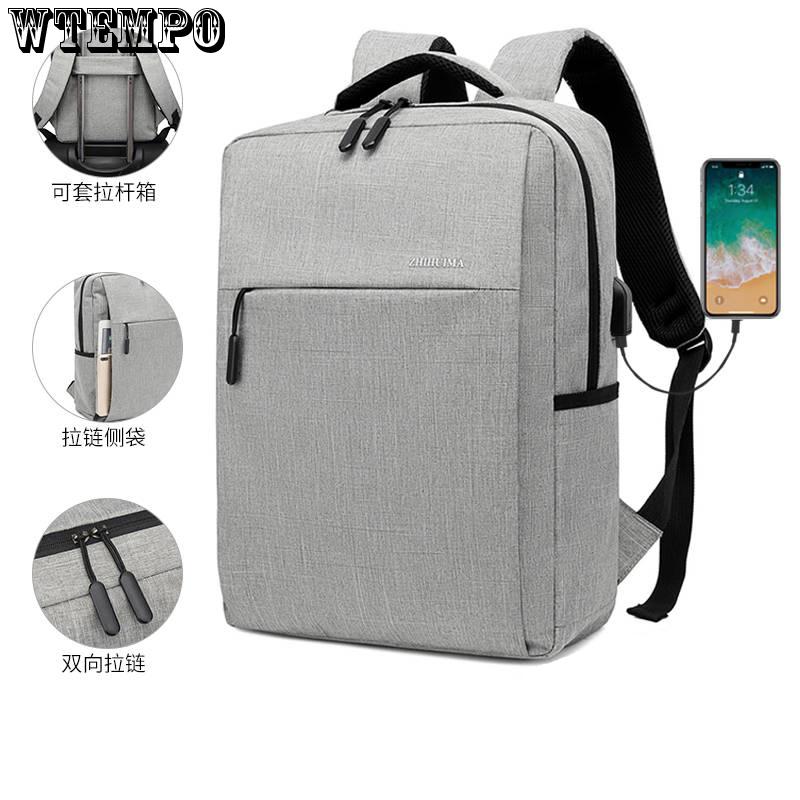High Quality USB Laptop Backpack Large Capacity Travel Men Women Waterproof Charging Backpack