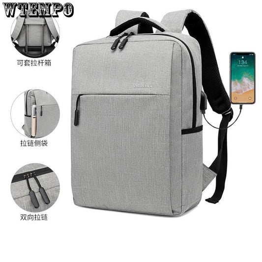 High Quality USB Laptop Backpack Large Capacity Travel Men Women Waterproof Charging Backpack