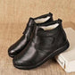 Cotton Shoes Women's Winter Plus Velvet Soft Sole To Keep Warm and Non-slip Leather Shoes Plus Velvet Padded Shoes