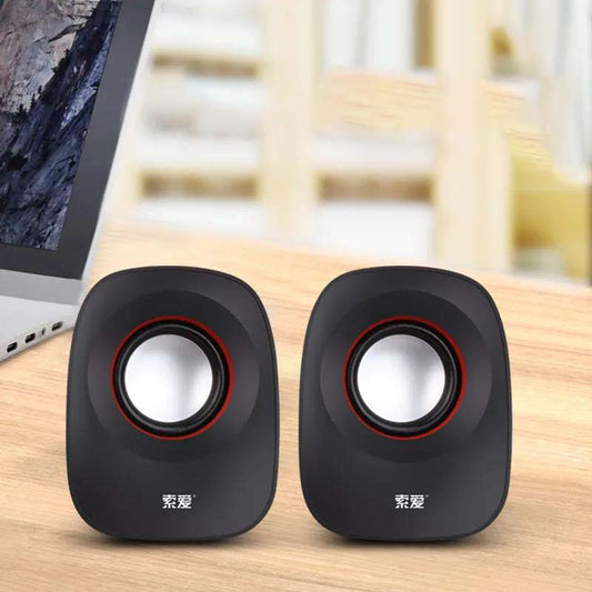 Desktop Computer Small Audio Speaker Household Wired Mini Speaker Subwoofer High Sound Quality Large Volume