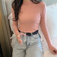 Pure Color Spring and Autumn Ladies Half High Neck Long Sleeve Sweater Bottoming Shirt Slim Half High Neck Sweater