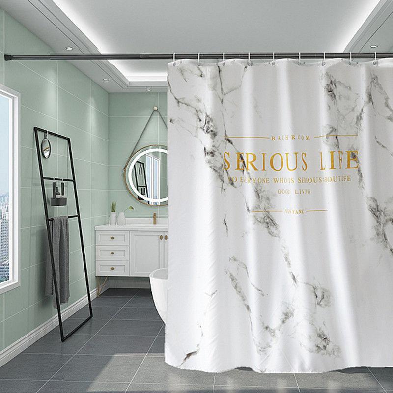 Thicken Shower Curtain Bathroom Shower Curtain Cloth Waterproof and Mildew-proof Partition Door Curtain Toilet Curtain