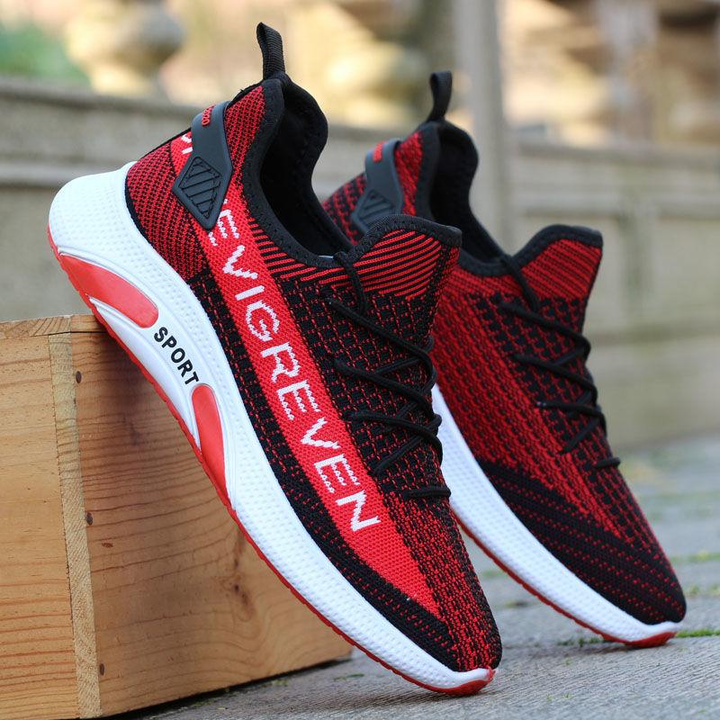 2021 New Sports Shoes Summer Breathable Lightweight Mesh Running Shoes