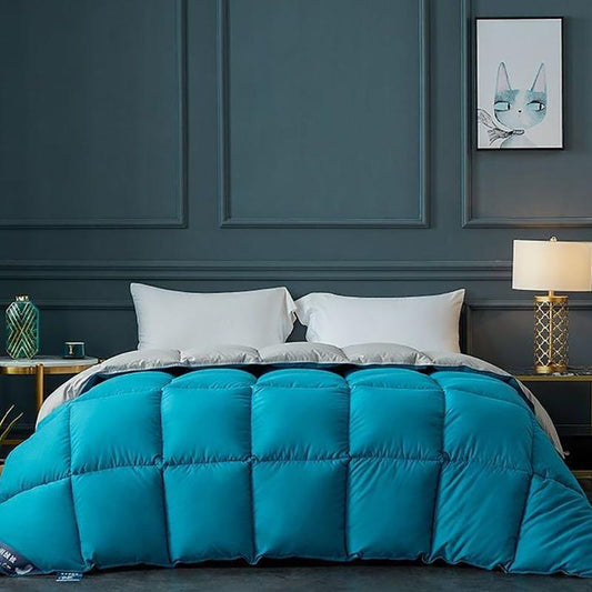 High-grade White Goose Down Duvets Quilt Thickening Winter Comforters Cotton Cover King Queen Twin Size