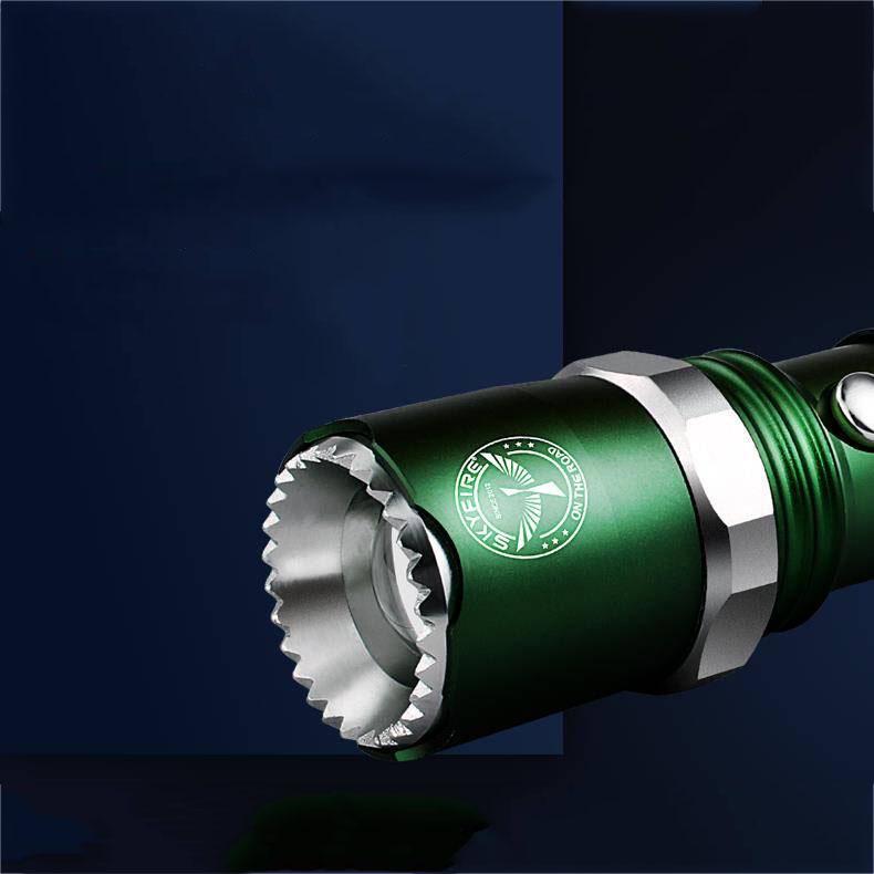 Powerful Led Flashlight Zoom Torch 18650/26650 Rechargable Battery Brighter Than Outdoor Light