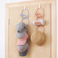 6Pcs Coat Rack Creative Storage Rack Wall Hook Nail-free Behind The Door Hat Rack Multifunctional Bag Wall Hook Rack