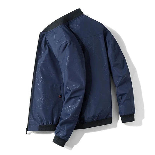 Spring and Autumn Jacket All Match Slim Baseball Jacket Casual Stand Collar Zipper Thin Jacket Outdoor Sports Jacket