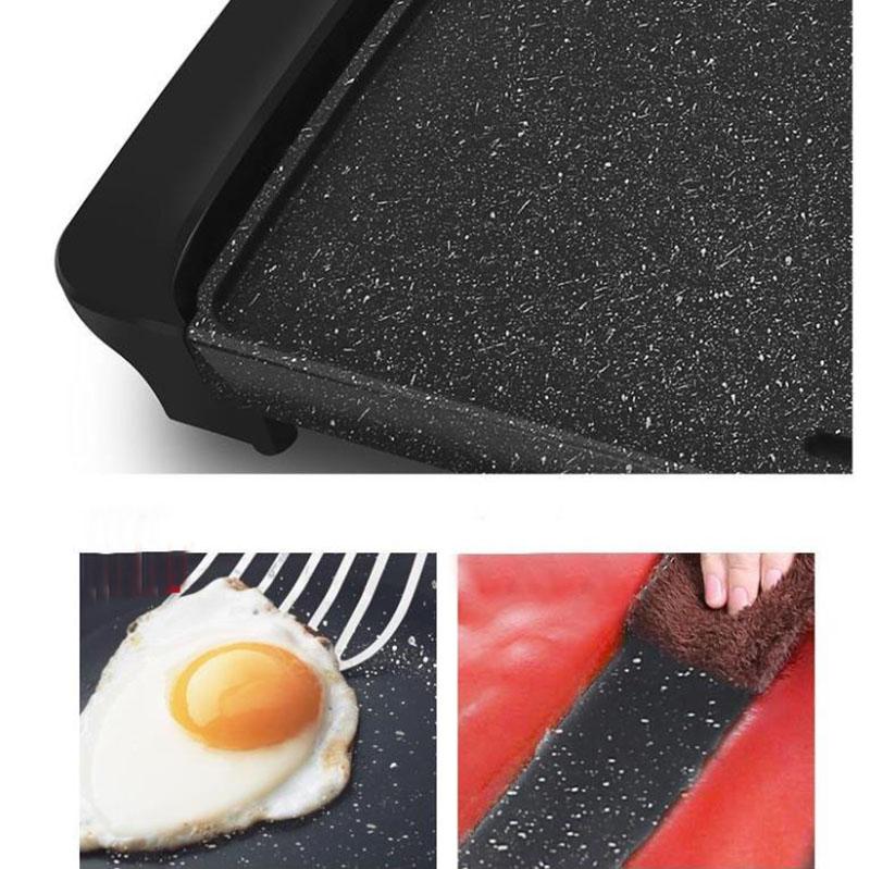 1500W Electric Grill Multi-function Smokeless Oven BBC Machine Medical Stone Oven Bakeware Frying Pan