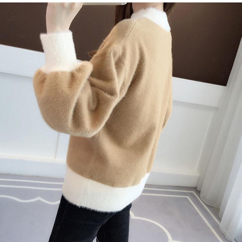 Autumn and Winter Thick Sweater European and American Style Jacket Loose Casual Young Women's Top