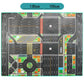 Highway Road Parking Map Play House Game Baby Crawling Mat Children's Urban Traffic Scene Map Floor Mat