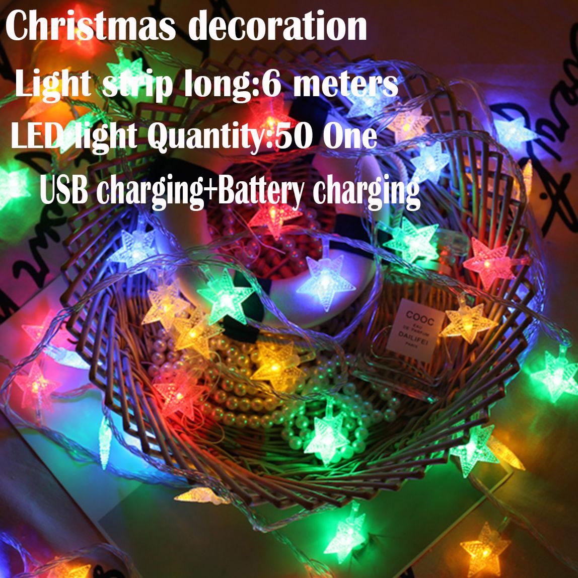 Bedroom decorative light  Christmas Lights USB charging Battery Light LED Light Outdoor LED light