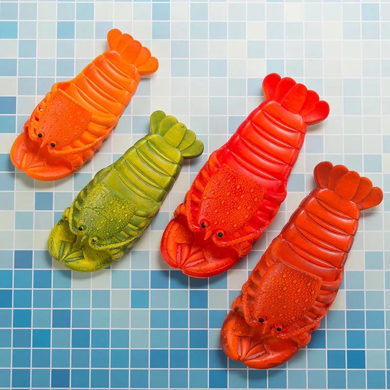 Parent-child Slippers for Men and Women Summer Creative Cute Crayfish Slippers To Wear Beach Sandals Outside Home