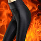 Autumn and Winter Plus Velvet Luster Leggings Women's Outer Wear High Waist Slimming Plus Size Yoga Pants Women