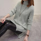 Autumn and Winter Thick Turtleneck Sweater Mid-length Loose Wild Sweater Dress Hedging Knit Women Sweater Dress