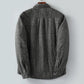 Autumn and Winter Men's Quilted Shirt Tempered High-quality Fabric Warm and Thick Casual Jacket