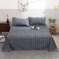 Bed Linen 100% Cotton Sweat-absorbent Breathable Soft Three-piece Cotton Bed Linen Single Bed Double Bed Pillowcase Machine Washable Anti-static
