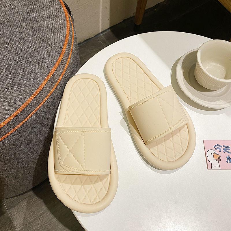 Slippers Women Summer Beach Sandals Household Indoor Silent Non-slip Bathroom Bathing Sandals and Slippers Women