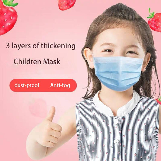 Children Disposable Mask 3 Layers Non-woven Anti-fog PM2.5 Mask Breathable Protection Masks