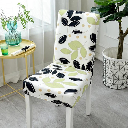 Chair Cover  Cushion Backrest Integrated Household Modern Minimalist Dining Chair Elastic Universal Seat Cushion