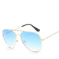 WTEMPO Ocean Lens Sunglasses Women   Retro Metal Driver Fishing Sun Glasses For Women UV400 Eyewe