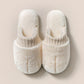 Autumn and Winter Fashion Cotton Slippers Indoor Non-slip Soft-soled Shoes Warm Simple Plush Cotton Shoes