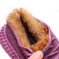 Winter Women's Cotton Shoes Plus Velvet Padded Anti-skid and Waterproof Soft-soled Warm Casual Shoes