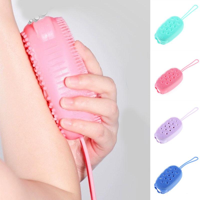 Multifunctional Cleaning Tools Massage Brush Body Scrubber Shower Brush Silicone