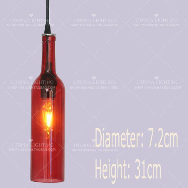 Wine Bottle Chandelier Bar Chandeliers Cafe Cafe Restaurant Lamp Creative Personality Retro